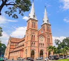 After breakfast enjoy a city tour including the exquisitely preserved 12th century Confucius Temple of Literature, Hoan Kiem Lake, the Hanoi Hilton, the Presidential Compound and the modest House on