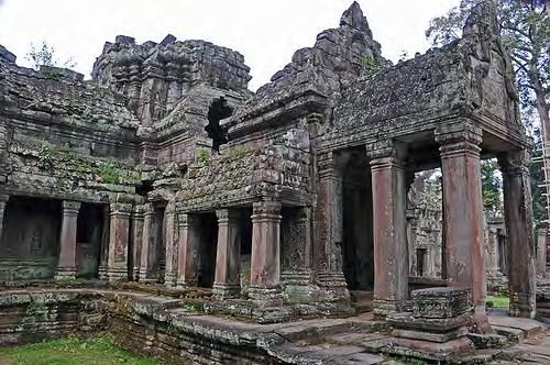 In afternoon, visit Preah Khan (lower right), and Neak Pean temples. Visit Theam s House if time permits.