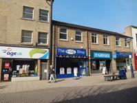 1 Foundry Street, Dewsbury, Kirklees, WF13 1QH AVAILABLE TOWN CENTRE SHOP UNIT /MAY SELL With first floor storage Electric security shutters and aluminium shop