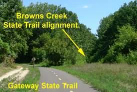 are available. The state trail would also intersect with the proposed Central Greenway Regional Trail, as defined in the Washington County 2030 Comprehensive Plan: Parks and Open Spaces3Fv.
