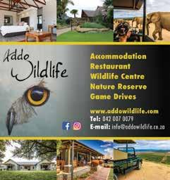Addo Elephant National Park: Situated in a malaria-free area, the Addo Elephant National Park is a key tourism destination in the Eastern Cape.