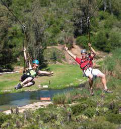 Options range from horse riding adventures through Sardinia Bay Nature Reserve to surfing lessons, standup boarding in the Bay, scuba diving, sand boarding, quad biking, double zip