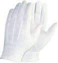 Lisle knit, Bleach white Lightweight Cotton Gloves ML40 Mens EA 218540 $.