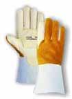 Split leather palm, Wing thumb, Safety cuff Cotton back Reinforced knuckle and fingertips Mfg Part # Description Unit Item Ref # EA 2 1/2 Safety Cuff 711 EA 102050 $2.48 711W Smaller Fit EA 111571 $2.