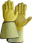 Premium Cowgrain Gloves Split Leather Gauntlet All cowgrain hand protection is excellent for wear and durability.