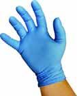 Disposable Gloves Blue Nitrile TNT Blue Applications: Manufacturing, maintenance and cleanup, intricate parts handling, laboratory analysis/technical work, automotive.