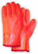 Vinyl-Coated Winter Gloves Foam-Insulated, Textured Winter Snorkel Applications: Cold storage, construction, winter transportation, yard and field work, freight handling, trash collection, surveying.