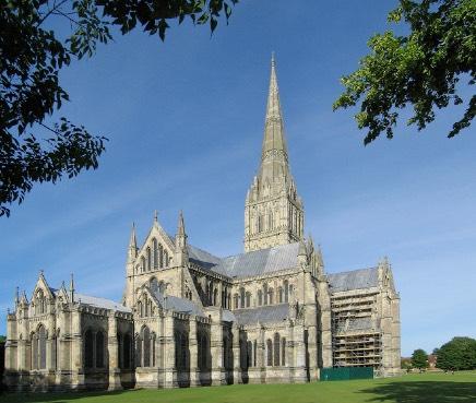 Salisbury Cathedral, home of one of the four