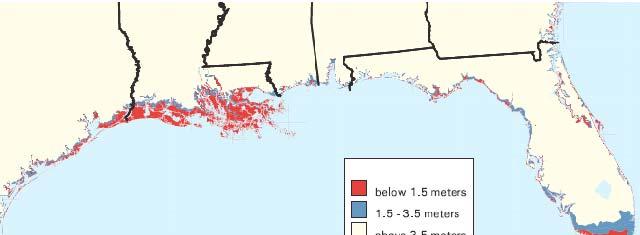 Sea Levels Are Rising Along Most US Coasts Gulf Coast lands vulnerable to sea