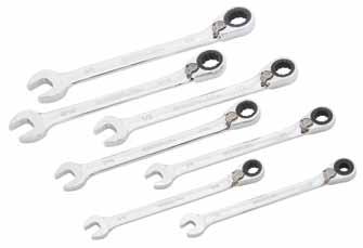 Hardened for durability and longer life. 0354-01 0354-01 55501 7-Piece Combination Ratcheting Wrench Set: Contains - Sizes 1/4", 5/16", 3/8", 7/16", 1/2", 9/16" & 5/8" 1.25 lbs. (.