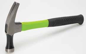 MADE FOR THE TRADE! Electrician s Hammer Straight Claw Hammer 0156-11 Elongated neck and narrow striking face for use in boxes and other confined areas.