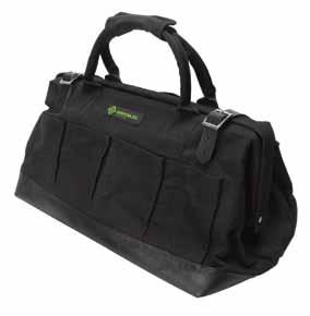 2.4 cm) 1.57 lbs. (.71 kg) tool bags, pouches, belts & Work Gloves 20" Electrician s Bag 0158-11 Constructed of heavy-duty canvas for durability.