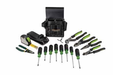 0159-24 89239 Electrician s Tool Kit - Metric, 16 pc 16.5 lbs. (7.5 kg) Starter Electrician s Tool Kit 0159-14 Perfect kit for the beginner electrician.