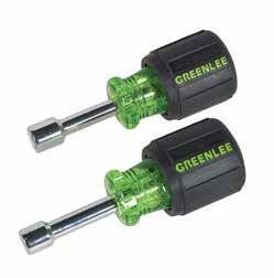 5mm, 6mm, 7mm, 8mm, 9mm & 10mm 1.65 lbs 2-Piece Stubby Nut Driver Set Rugged hollow shaft for screw clearance.