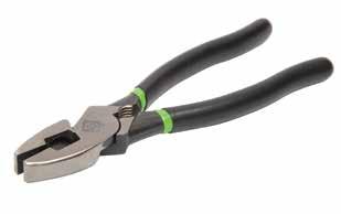 Hand Tools PLIERS High Leverage Side-Cutting Pliers High Leverage design provides 46% greater cutting and gripping power than standard plier designs.