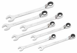 Hardened for durability and longer life. 0354-01 0354-01 55501 7-Piece Combination Ratcheting Wrench Set: Contains - Sizes 1/4", 5/16", 3/8", 7/16", 1/2", 9/16" & 5/8" 1.