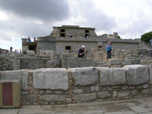 The palace of Knossos, exterior. And interior, other images here.