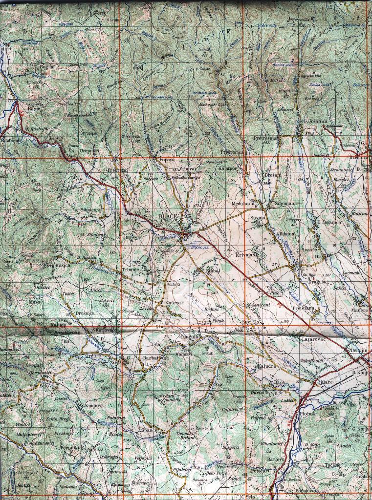 Службени лист Општине Блаце број 5/18 Страна 26 Топлице, које теку територијом општине Блаце долазе са јужних падина Јастребца и знатно су сиромашније водом.
