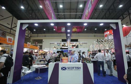 EXHIBITOR STATISTICS PARTICIPATION HUGE POTENTIAL IN ASIA FOR WESTERN PRODUCTS We have been seeing an increase in demand from Thailand and Asia as a whole for Scottish products, ranging from Scottish