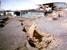 The action of earthquakes can break up land or uplift land.