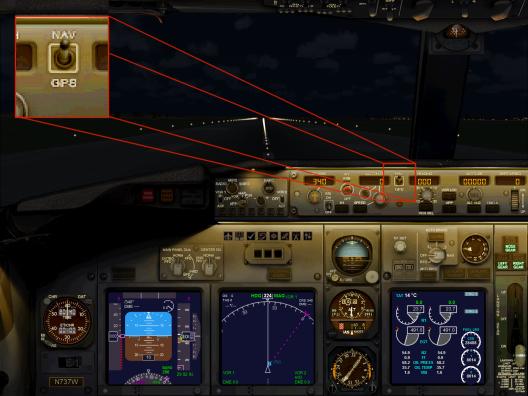 Flying the Programmed Flight Plan The autopilot can automatically fly the route programmed in EasyFMC. You just have to engage the GPS mode, called "GPS drives NAV1" in P3D/FSX/FS2004.