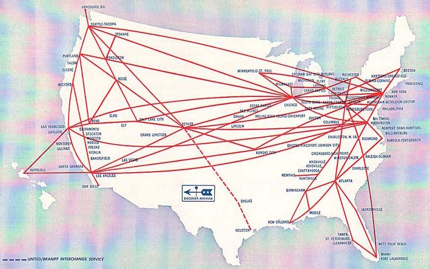 United In The 1970 s s Didn t t Look Much Different Source: United timetable, 1970