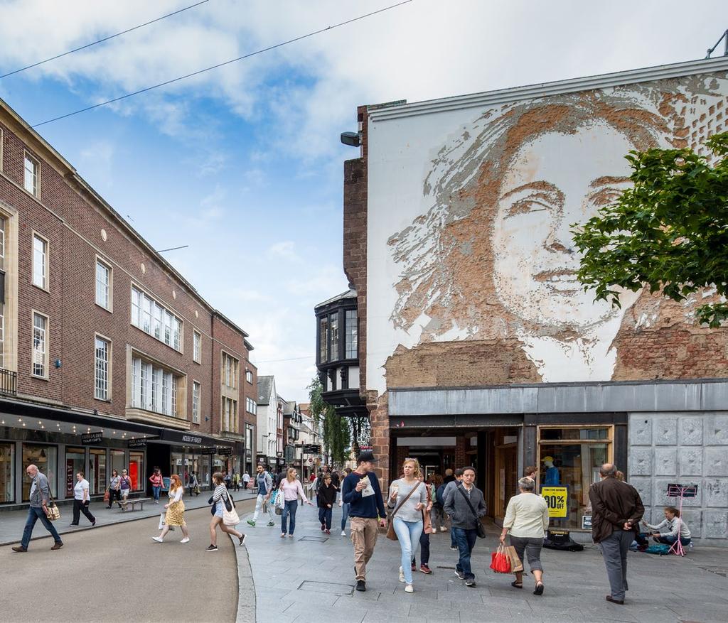 INVESTMENT SUMMARY Prime retail and restaurant investment situated in the historic Cathedral and University city of Exeter, the principal commercial centre for Devon.
