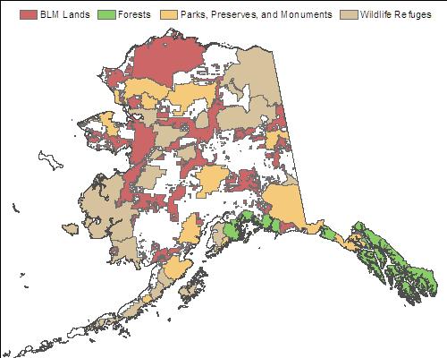 Public Lands in Alaska 200 million acres of federal land - Over 57