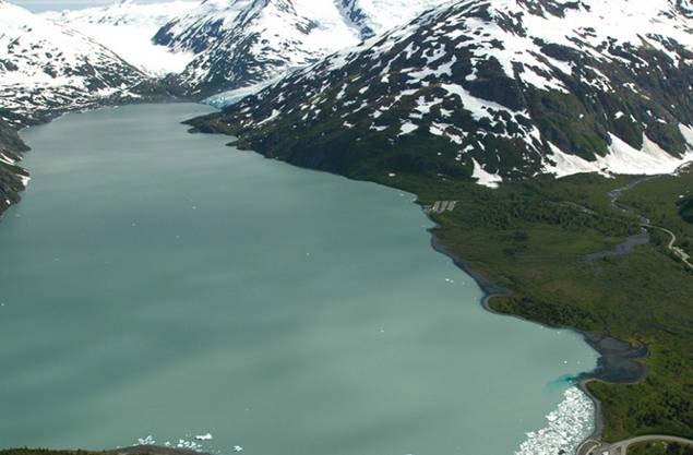 Glacial Retreat Portage Glacier - South Central, Alaska 1914 2004