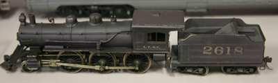 John Gavasso brought in a NYC-LS&MS 4-6-0 in HO scale.