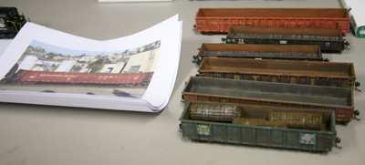Bill Gawthrop displayed an HO scale Alco 430 decorated for