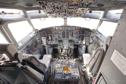 BOEING 737-500 VIP The Flight Deck has also undergone refurbishment which included new flooring, refurbished instrument panels, and refurbished flight deck seats which includes new foams and