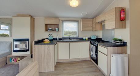 The Willerby Lymington has a very contemporary feel and is on trend with its