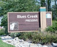 Blues Creek Preserve 11 miles away from Delaware 139 acre Park and Preserve 1) Take Rt. 36 west to Burnt Pond Rd.