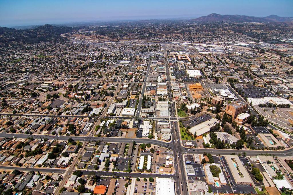 Aerial Overview - West View LA MESA
