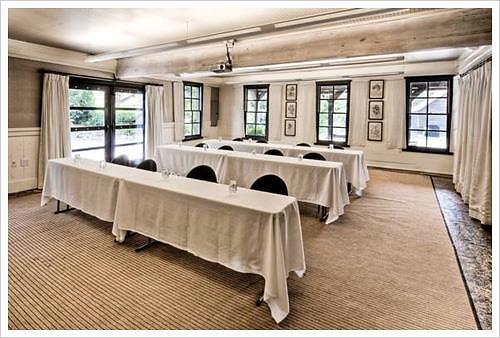 The Pecan Room: $400 The Pecan Room at Serenbe offers a 350 square foot room can accommodate up to 25 guests.