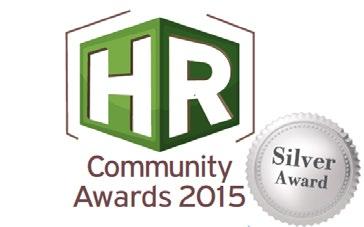 EXCELLENCE IN WORKPLACE WELL-BEING HR COMMUNITY AWARDS SILVER FOR CHANGE