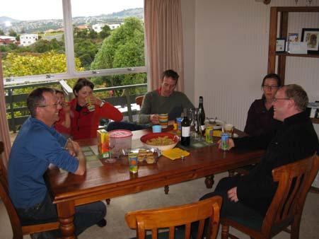 New Year Eve Celebration with Friends in Dunedin A day upon our return from the trip, we
