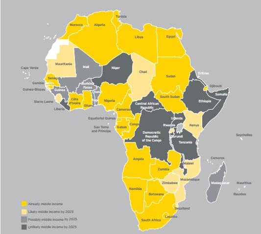 5 Africa's Boastful Burgeoning Middle Class Source: Ernst and Young The