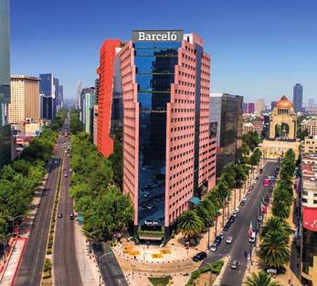 Barceló México Reforma Located on the most important and emblematic avenue in México City, near the government and financial district and selected shopping malls.