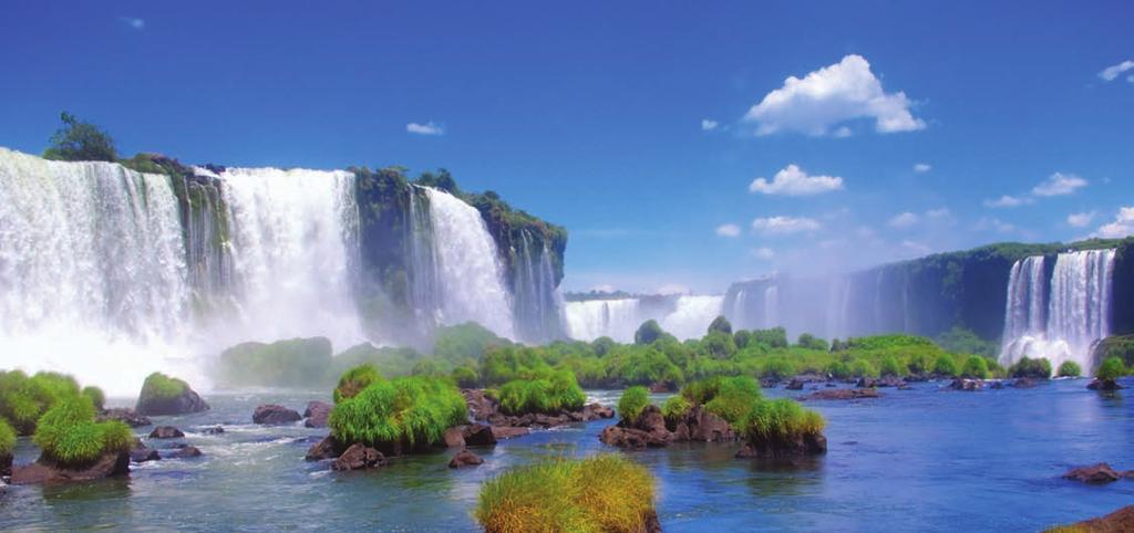 Wonders of Brazil & Argentina Immerse yourself in the wonders of Brazil & Argentina, from the roar of the thundering Iguassu Falls, to the vibrant Rio de Janeiro & stylish Buenos Aires.
