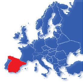 ATLANTIC OCEAN Spain is a country that belongs to Europe.