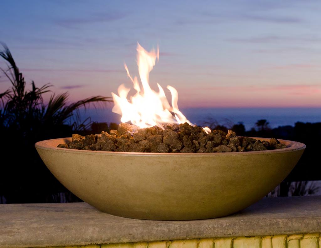 Marseille Fire Bowls Pictured above: 48" Marseille Fire Bowl with