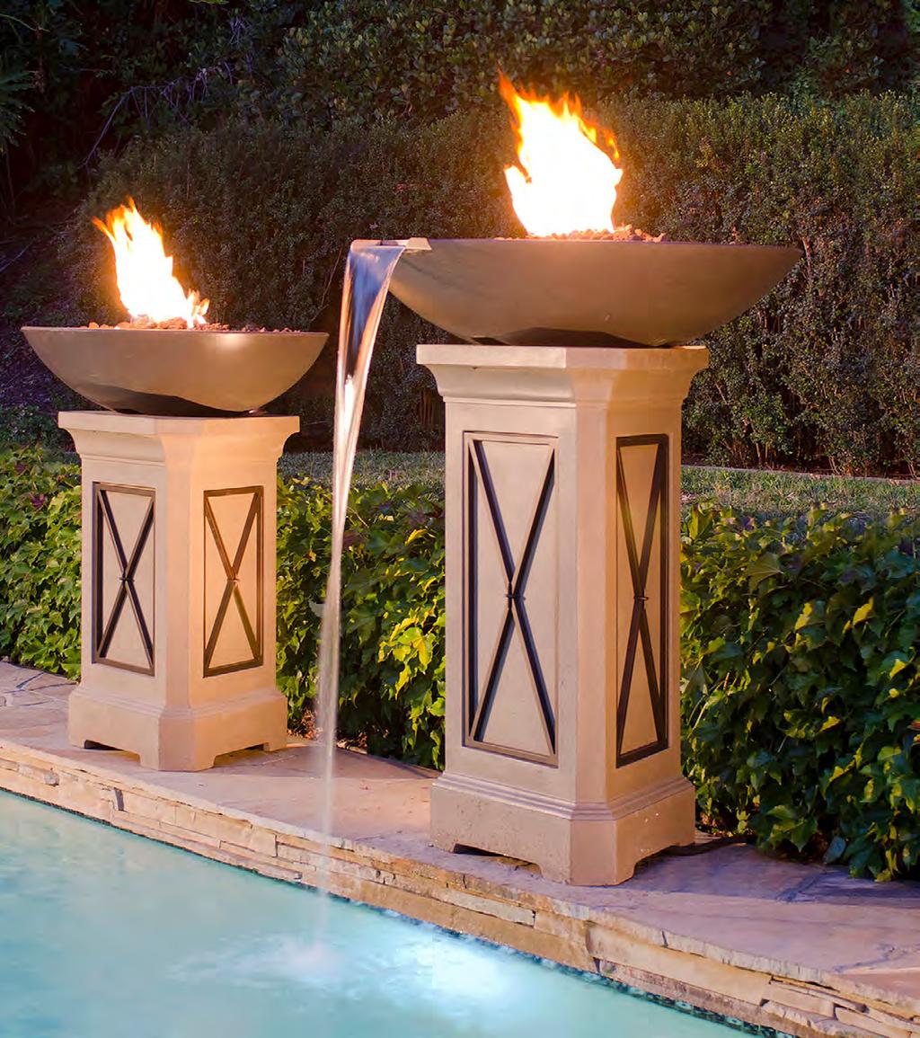 in Sedona Finish Pictured above: 40" Marseille Fire Bowl