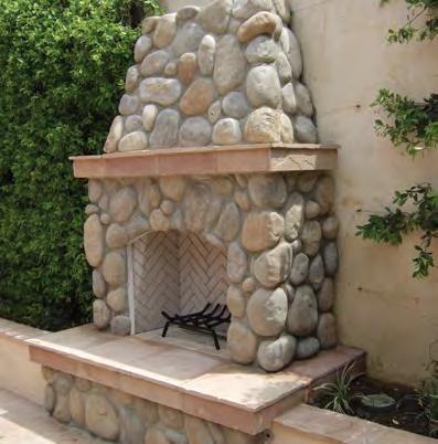 Model Fireplace with stone veneer Fireplace venting options V = Vented VF = Vent Free *