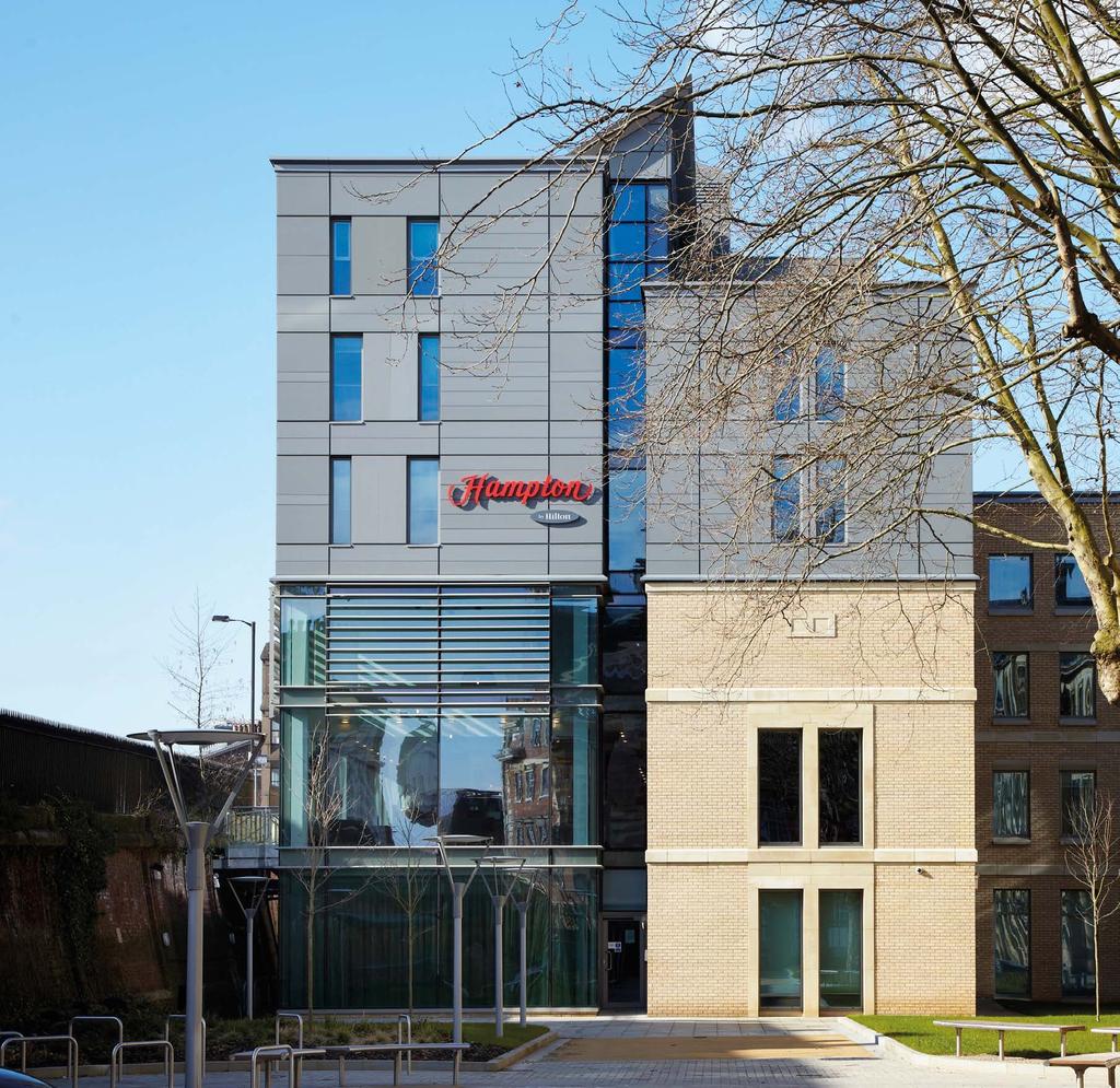 7 Hotels Hampton by Hilton, York Contemporary & complementary design Hampton by Hilton, York A thriving 119 bed contemporary Hampton by Hilton Hotel on Toft Green in York opened in 2012 and has