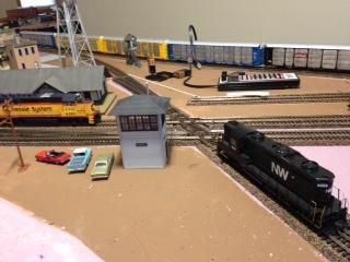 Kimball, Ohio Scale and Size HO 42 x15 Track 70% Scenery 30% Digitrax DCC Ever since I can remember I have