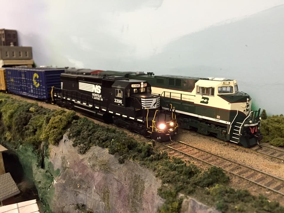 The era and railway is not specific, but the scenery is loosely based on south-western Ontario in 1970's onward.
