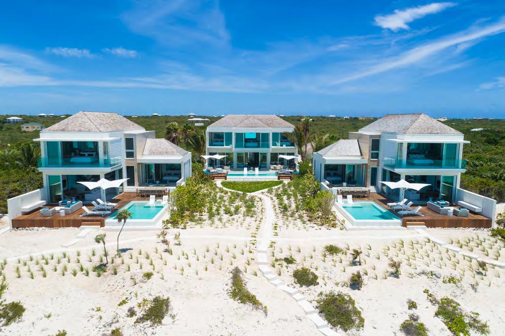 Long Bay Beach Club (LBBC) is an enclave of three private, beachfront luxury villas that are sold under fractional ownership. This concept has been very popular in North America for some time.