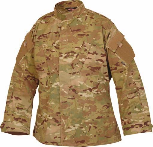 TRU Tactical Response Uniforms TACTICAL RESPONSE UNIFORM SHIRT: 50/50 CORDURA NYLON COTTON RIP-STOP* ITEM NO. COLOR 1265..........MULTICAM 1274..........WOODLAND 1272.